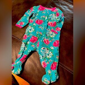 Floral zip up sleeper